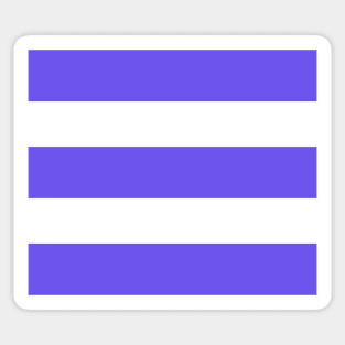 Strips - blue and white. Sticker